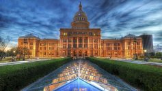 The State Capitol of Texas at Dusk