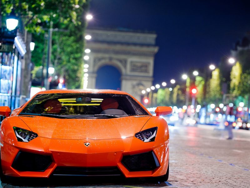 Lamborghini Aventador Night Shot – HD