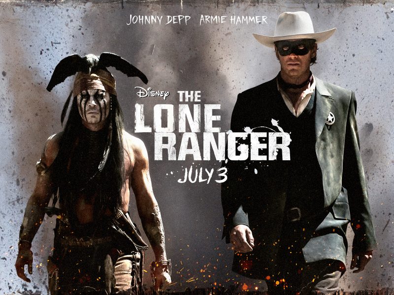 Johnny Depp and Armie Hammer – The Lone Ranger – widescreen-poster2