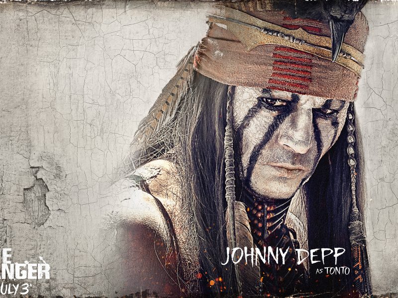 Johnny Depp as Tonto – The Lone Ranger