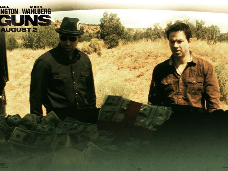 Denzel Washington and Mark Wahlberg – 2 Guns