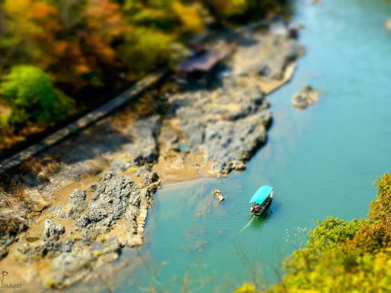 River flowing into Arashiyama