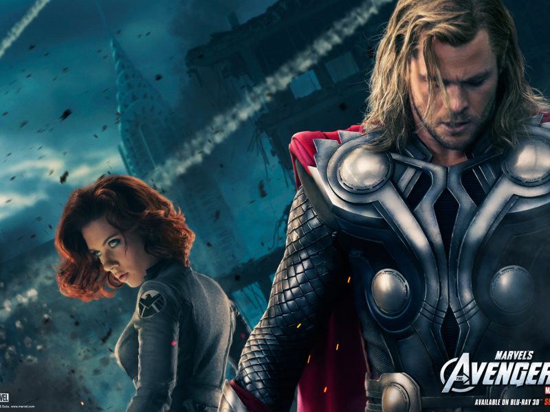 Thor and Black Widow – The Avengers_1920x1080