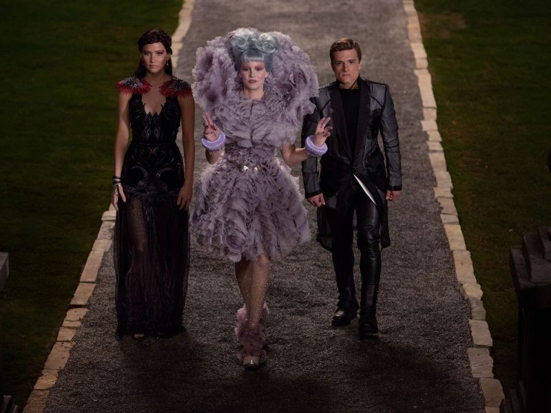 Josh Hutcherson, Elizabeth Banks and Jennifer Lawrence – The Hunger Games: Catching Fire