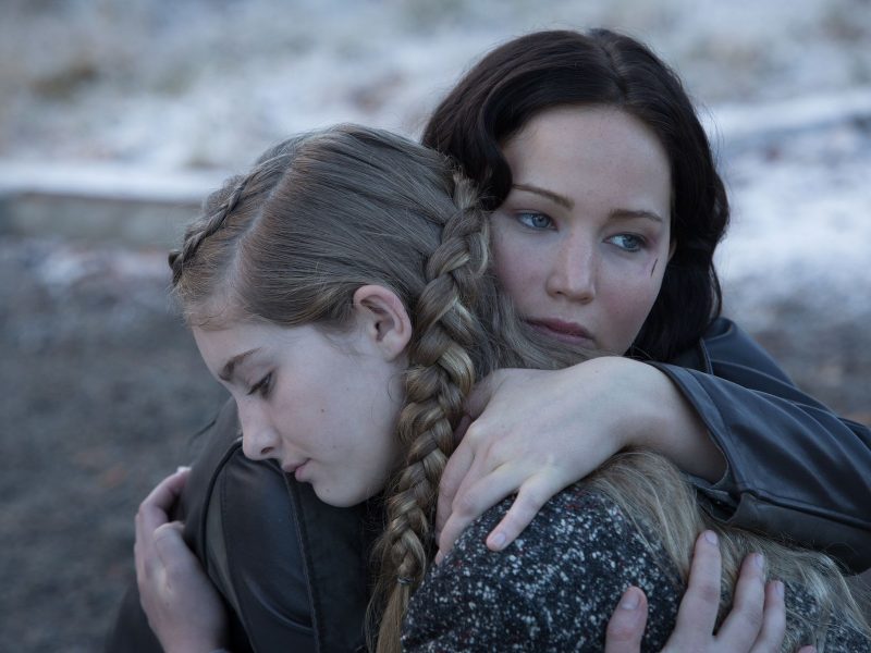 Jennifer Lawrence and Willow Shields – The Hunger Games: Catching Fire