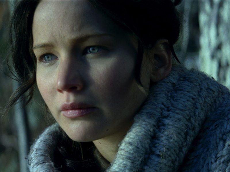 Jennifer Lawrence as Katniss Everdeen in THE HUNGER GAMES: CATCHING FIRE