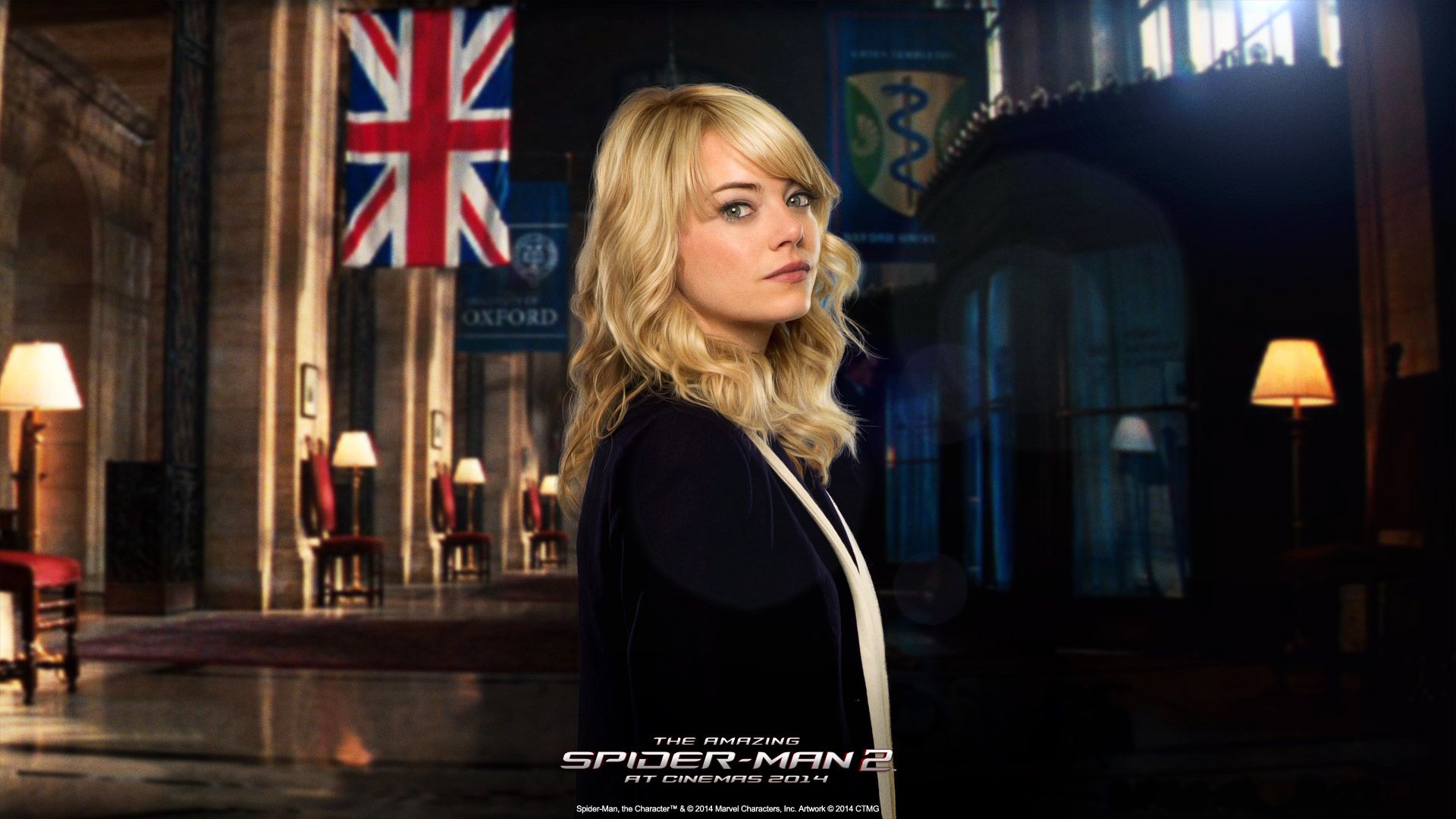 Emma Stone As Gwen Stacy The Amazing Spider Man 2 Live Hd Wallpapers