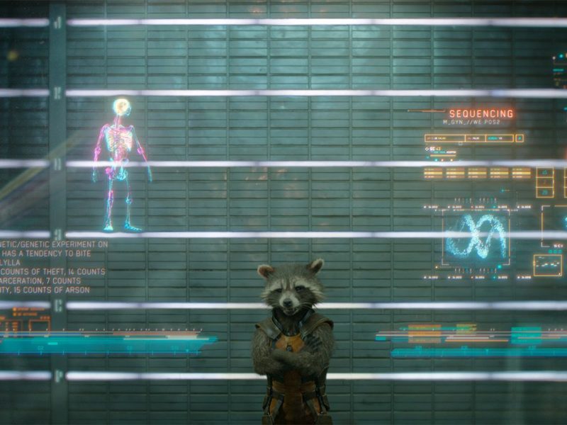Bradley Cooper as Rocket Raccoon – Guardians of the Galaxy