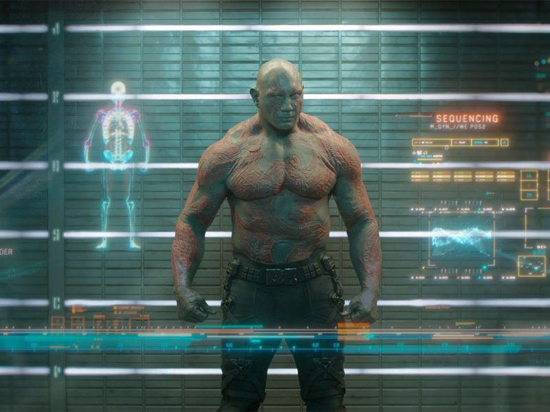 Dave Bautista as Drax the Destroyer – Guardians of the Galaxy