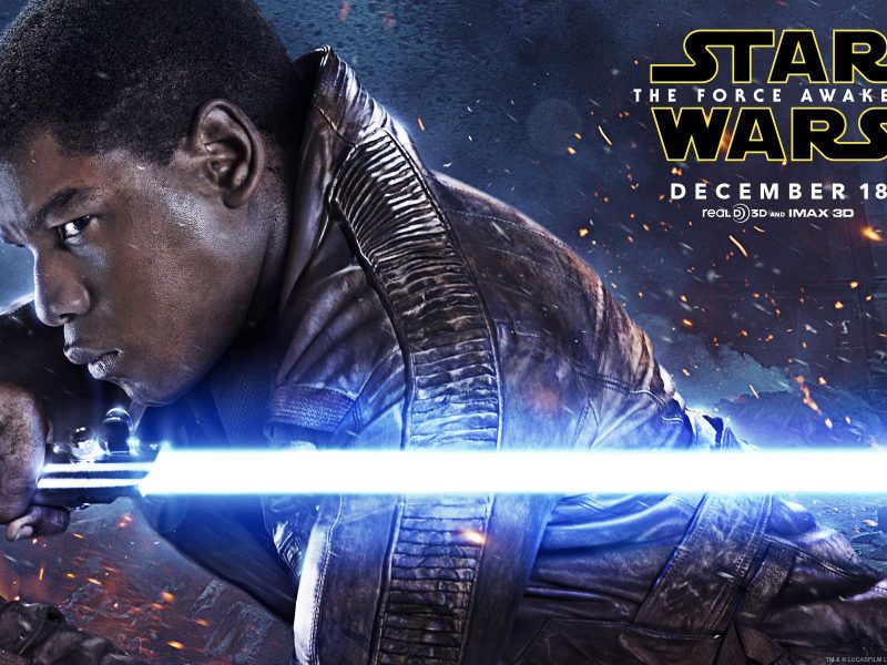John Boyega as Finn – Star Wars: The Force Awakens