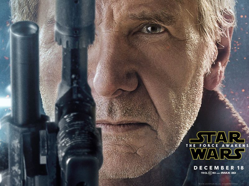 Harrison Ford as Han Solo – Star Wars: The Force Awakens