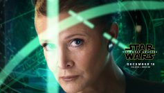 Carrie Fisher as Leia – Star Wars: The Force Awakens