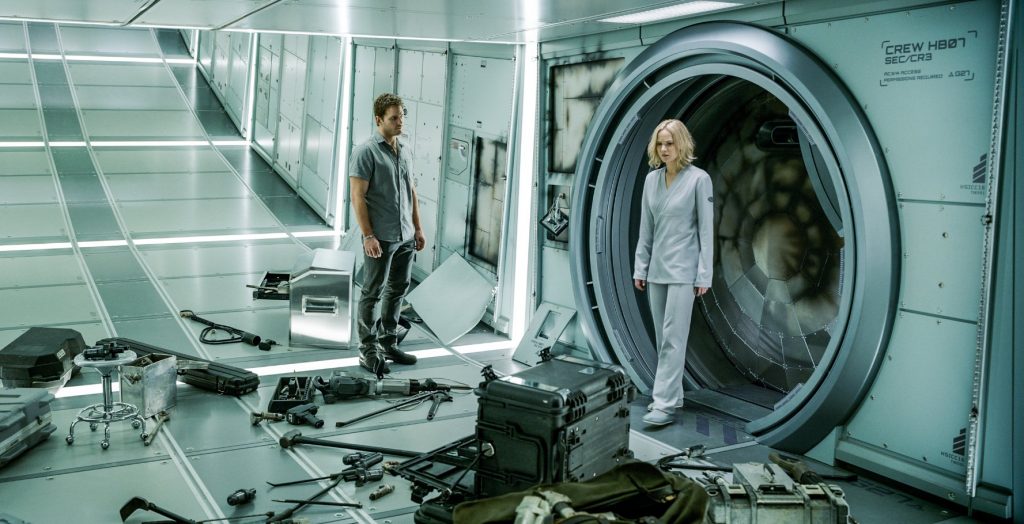 Chris Pratt and Jennifer Lawrence in Passengers | Live HD ...