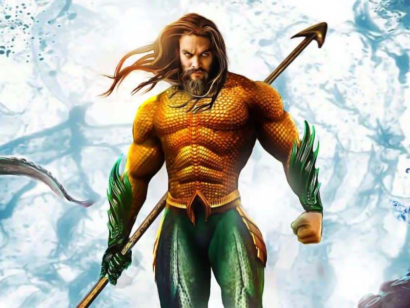 Jason Momoa in Aquaman d